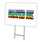 Signmission Shaved Ice Yard Sign & Stake outdoor plastic coroplast window, C-1824 Shaved Ice C-1824 Shaved Ice - alternate 1